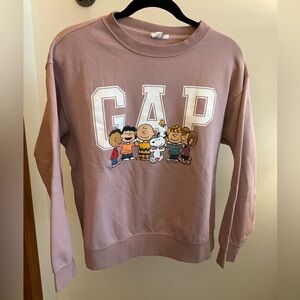 Gap Peanuts Logo Crewneck